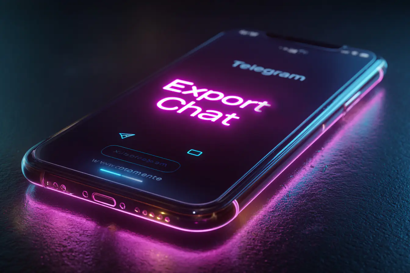 how to export telegram chat on phone